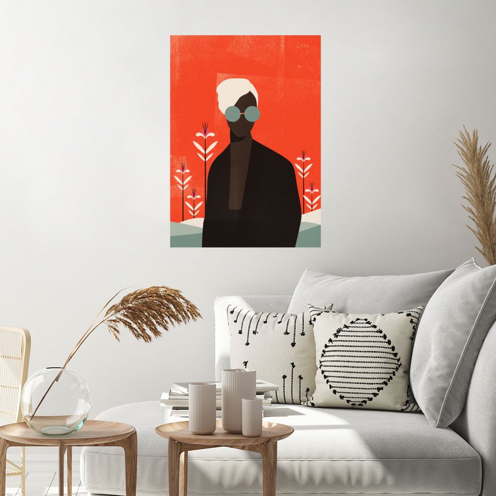 Affiche Visage moderne stylisé