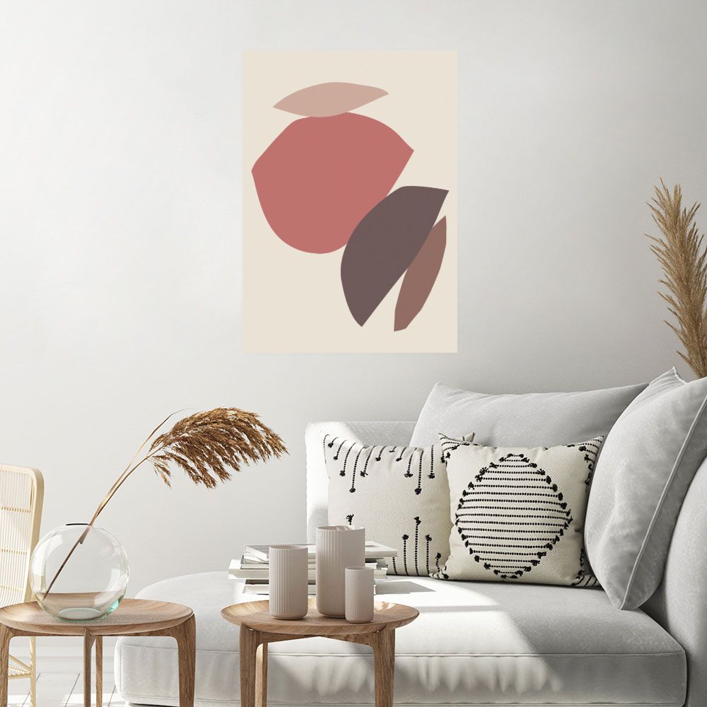 Affiche Formes abstraites élégantes