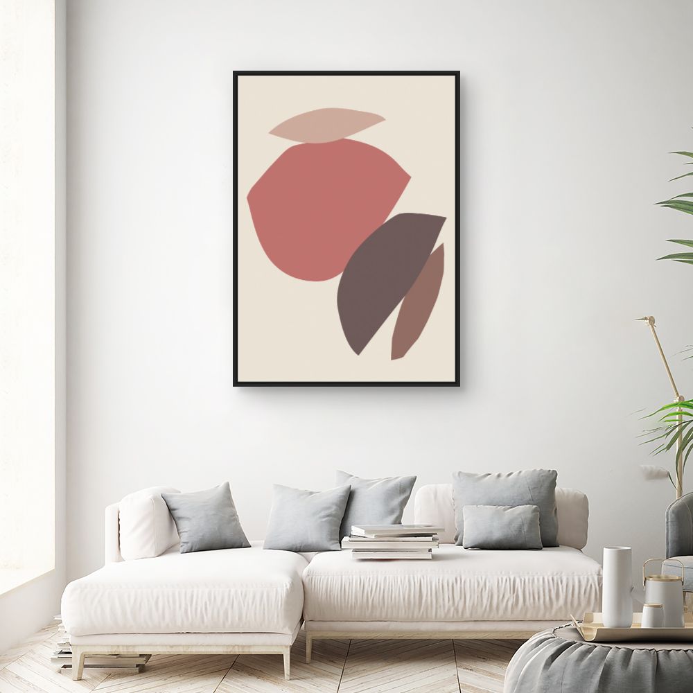 Tableau Formes abstraites suaves