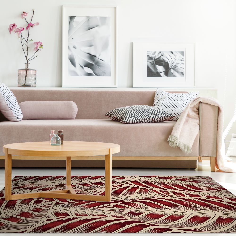 Tapis n°89 Feuilles élégantes
