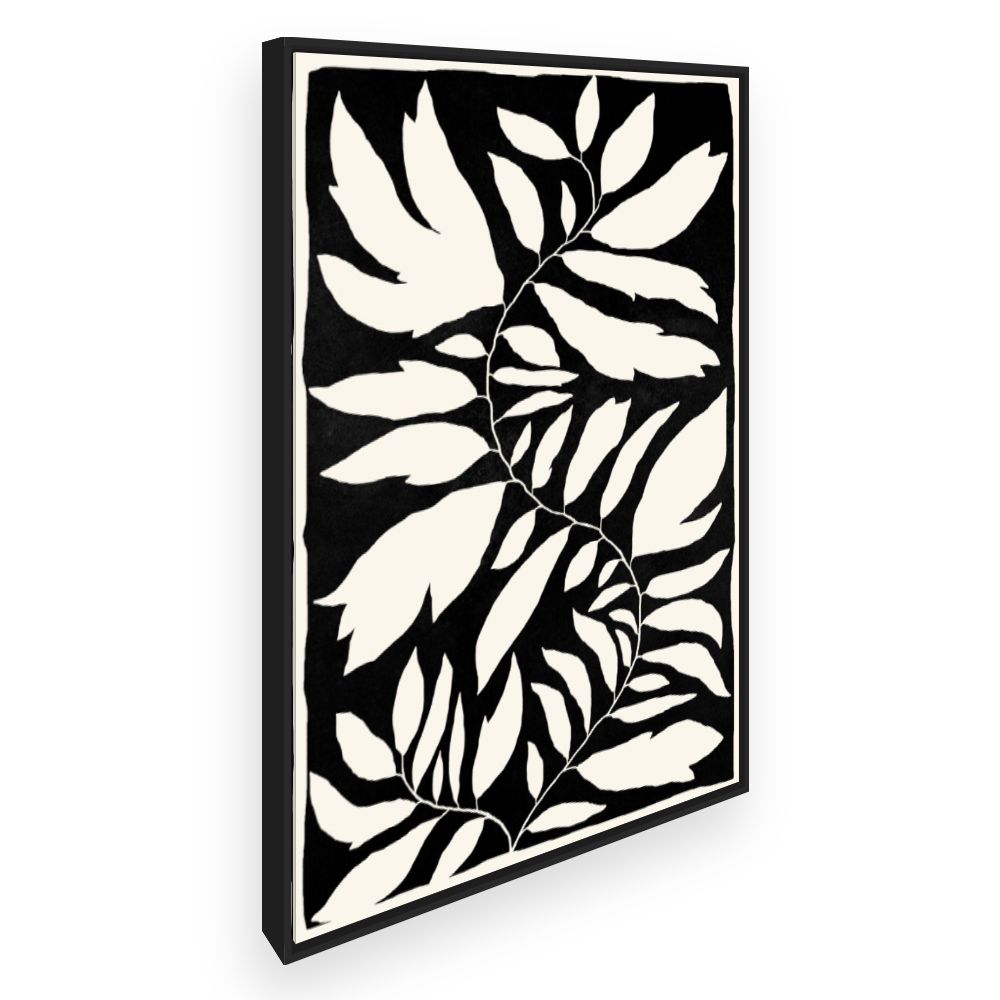 Toile Feuilles élégantes