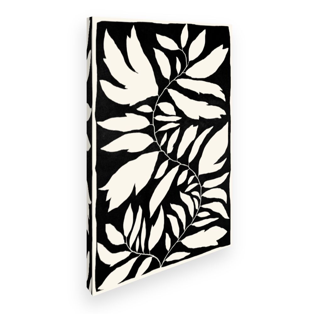 Toile Feuilles élégantes