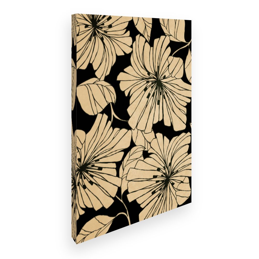 Toile Fleurs élégantes
