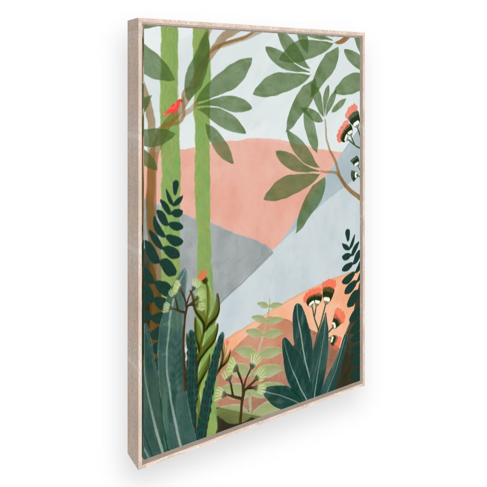 Toile Jardin exotique