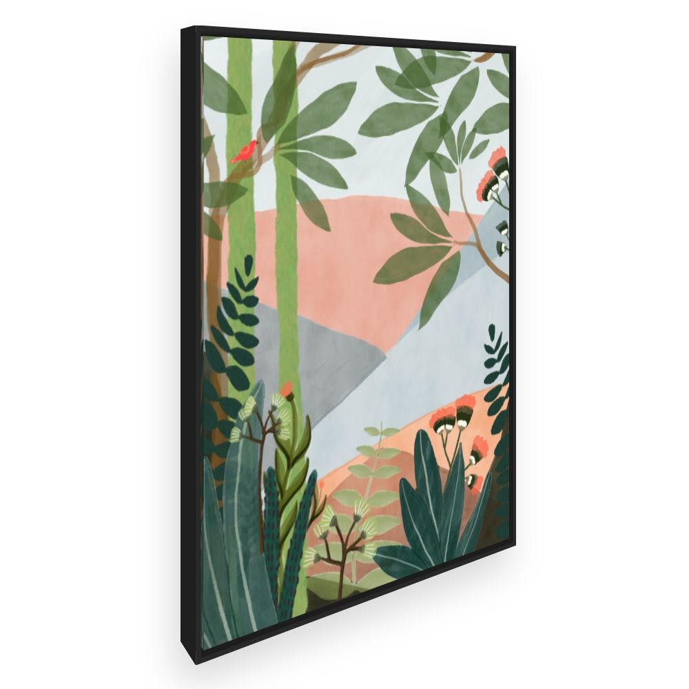 Toile Jardin exotique