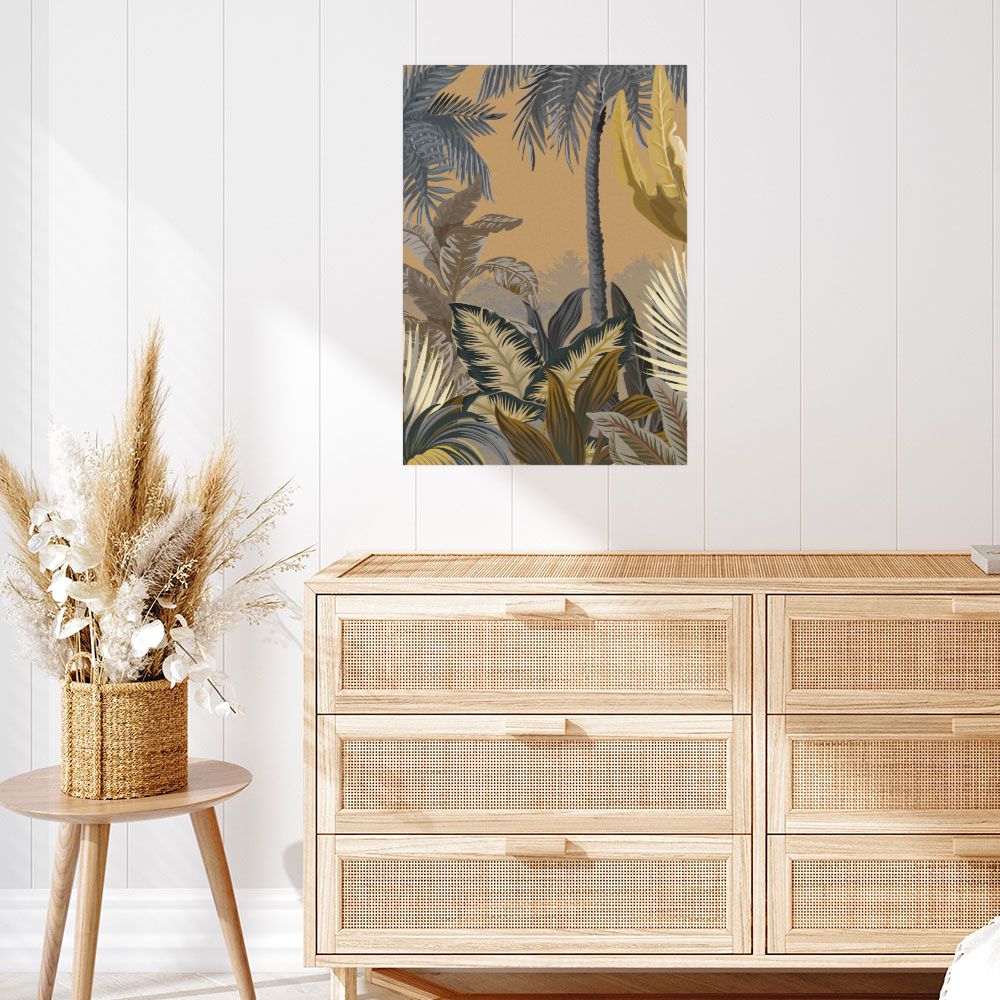 Affiche Jungle exotique vibrante