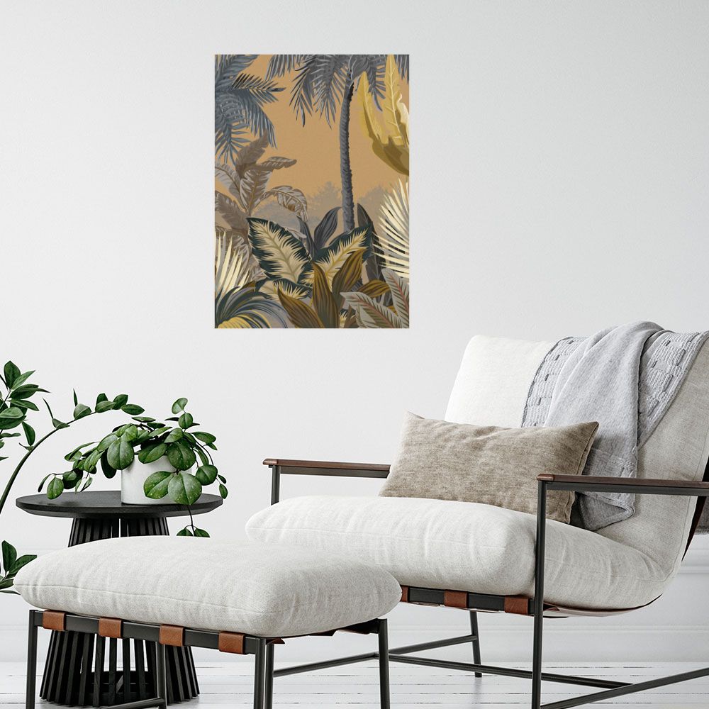 Affiche Jungle exotique vibrante