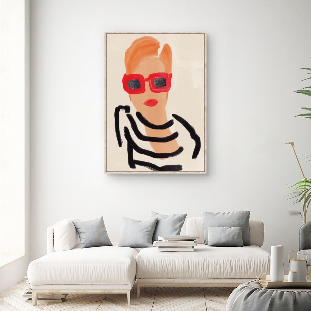 Tableau Portrait stylisé moderne