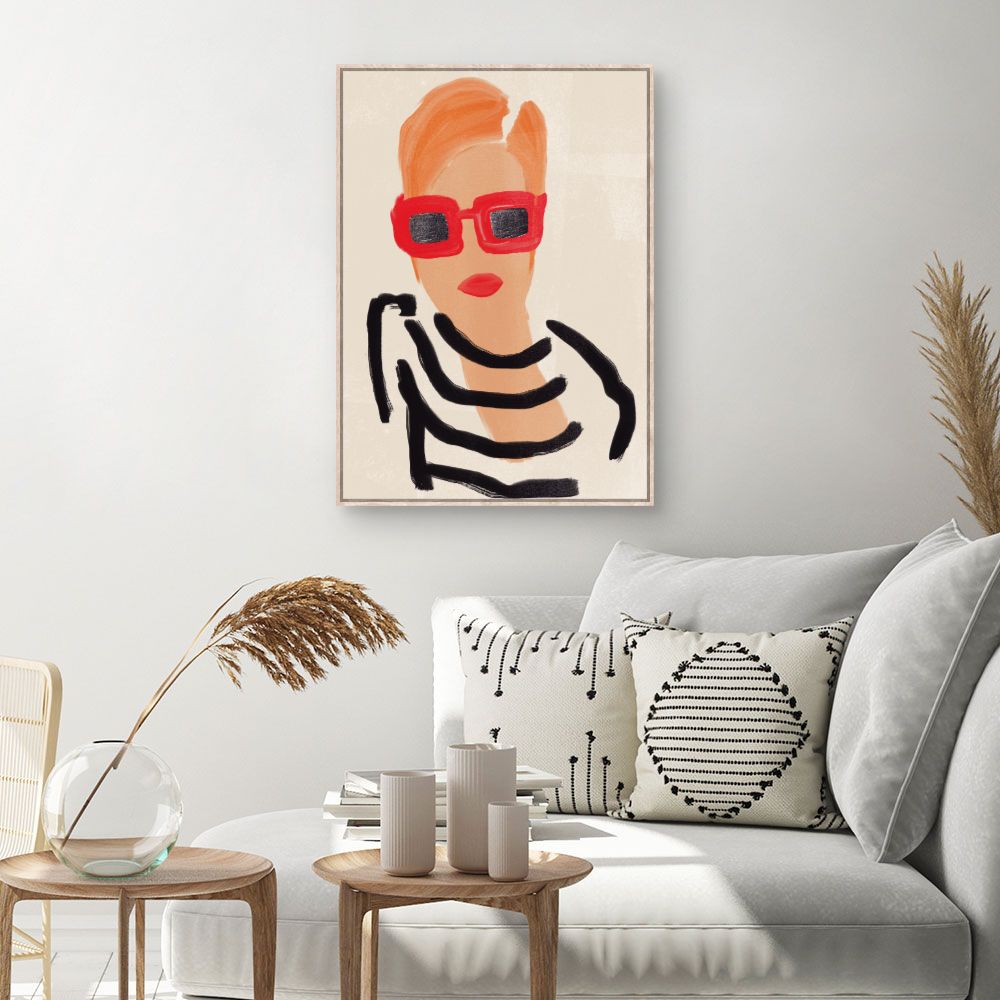 Tableau Portrait stylisé moderne