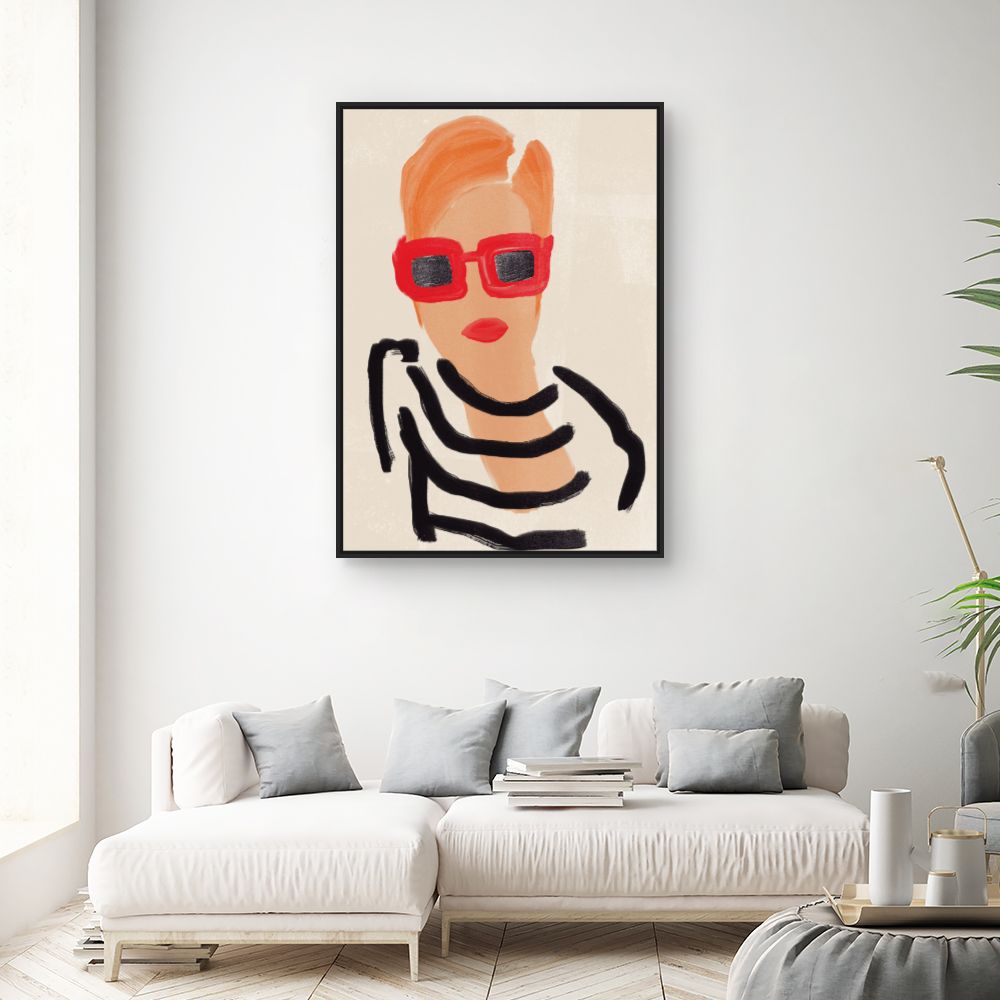 Tableau Portrait stylisé moderne
