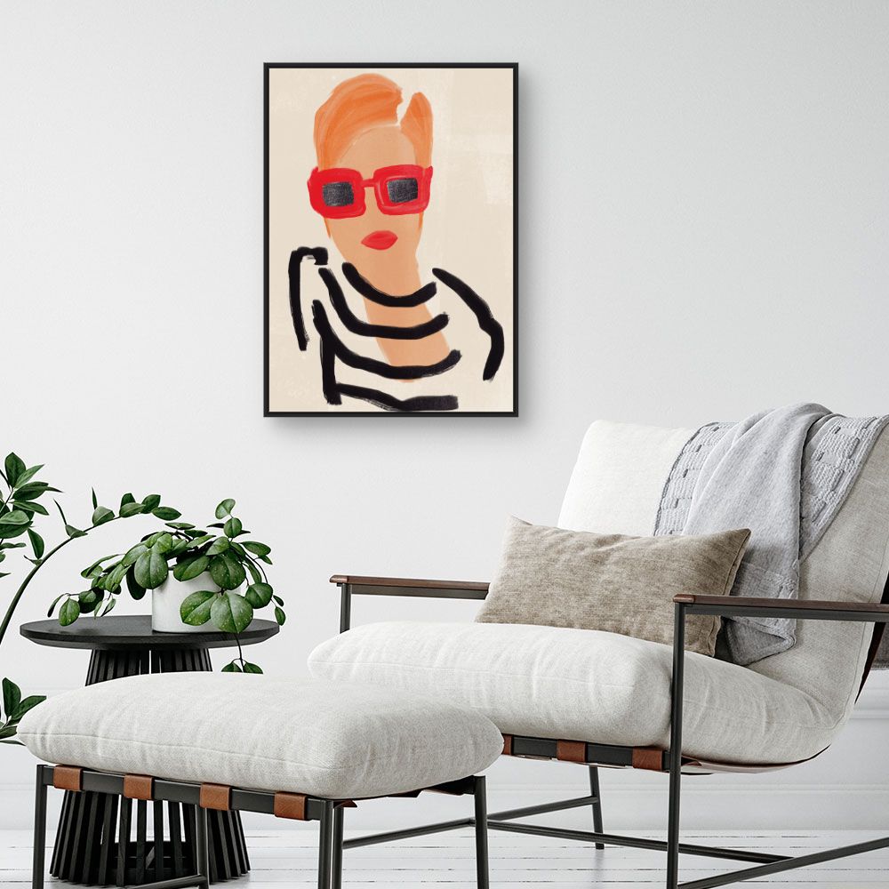Tableau Portrait stylisé moderne