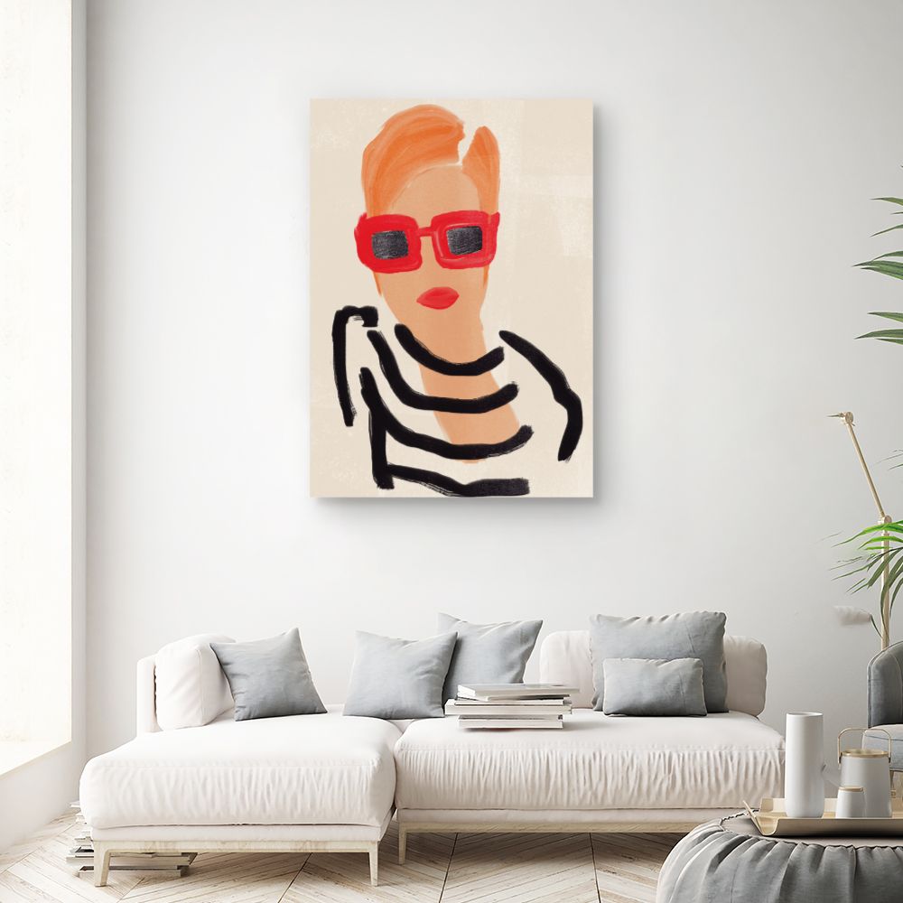 Tableau Portrait stylisé moderne