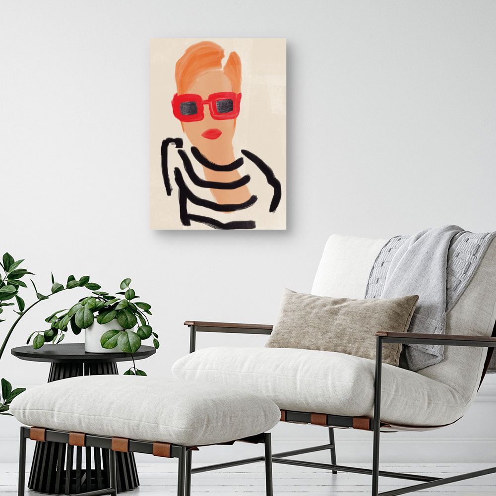 Tableau Portrait stylisé moderne