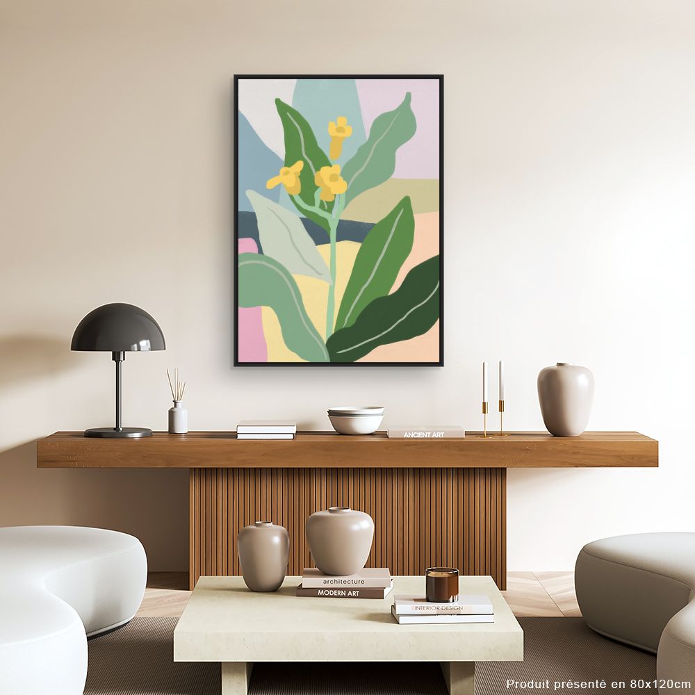 Tableau Fleurs stylisées