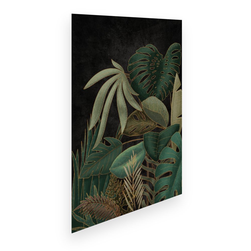 Affiche Feuillage exotique