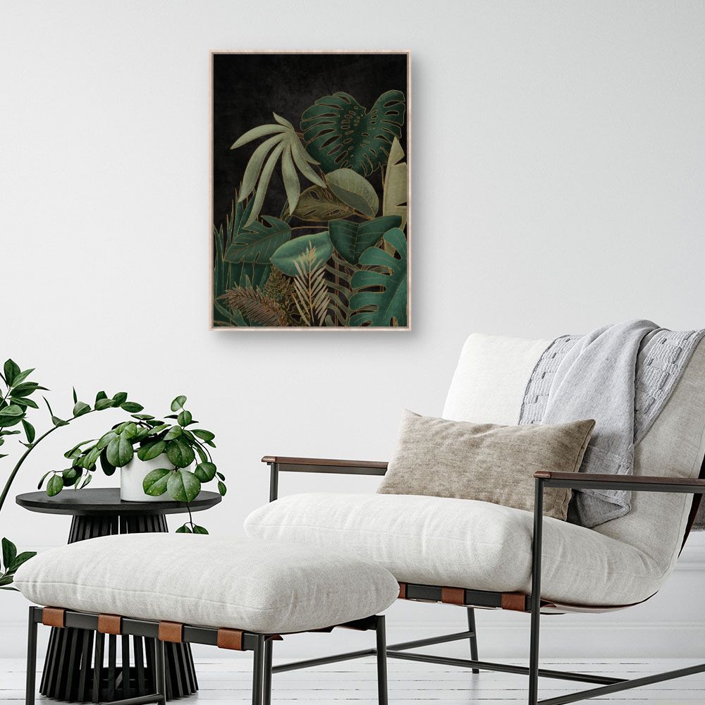 Tableau Feuillage exotique
