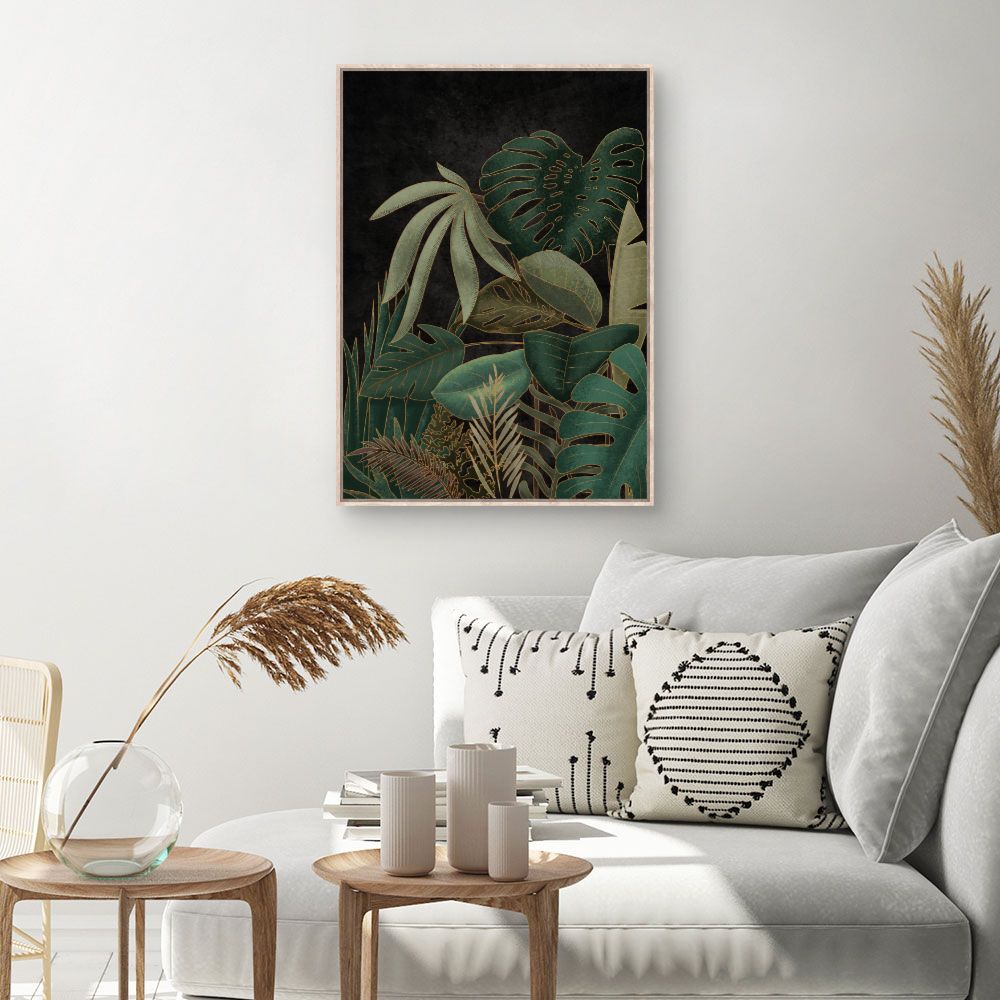 Tableau Feuillage exotique