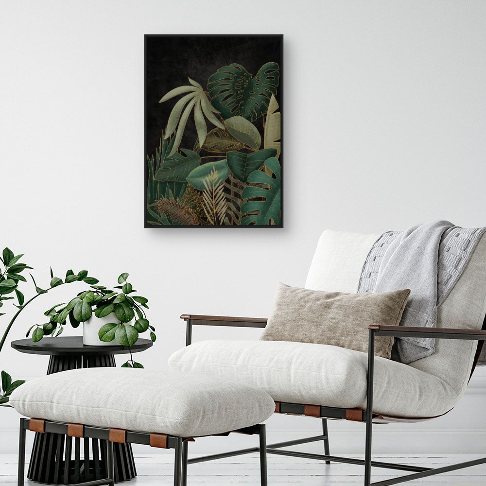 Tableau Feuillage exotique