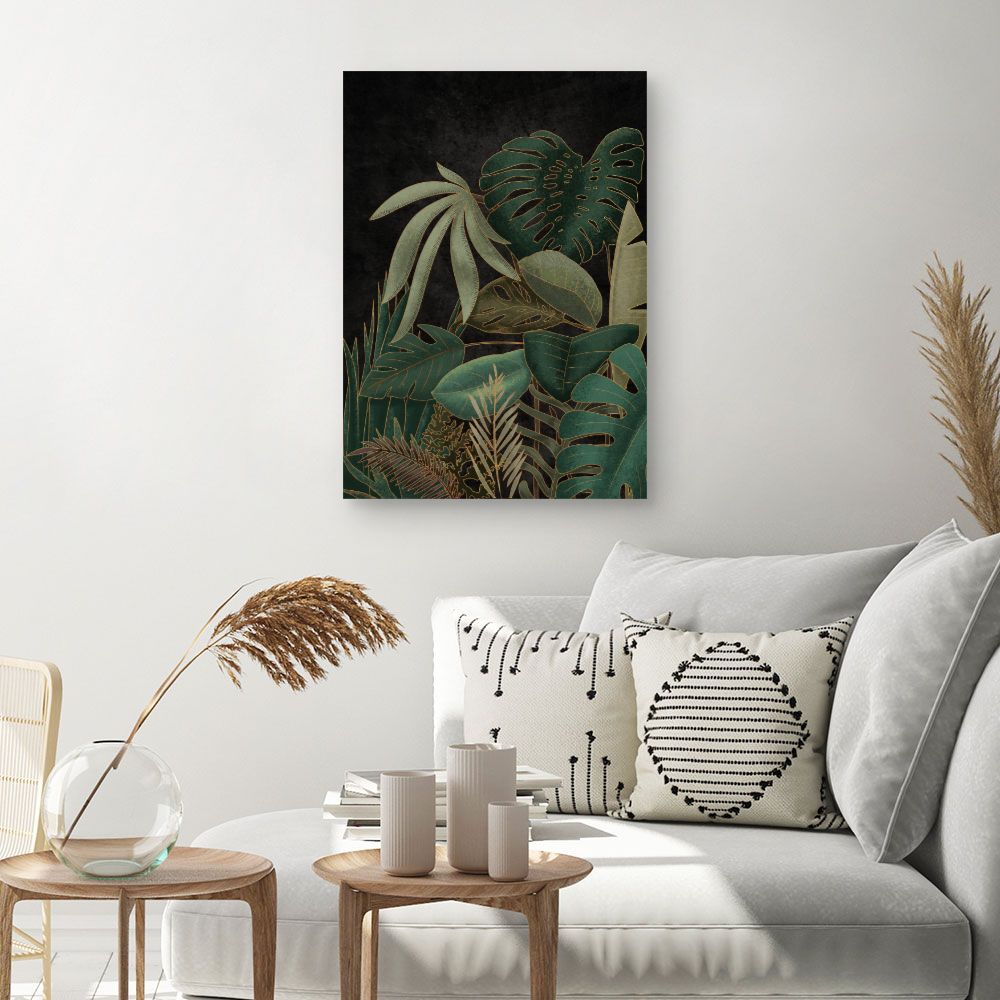Tableau Feuillage exotique