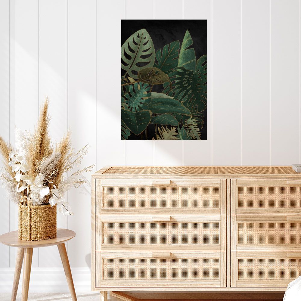 Affiche Feuillage tropical