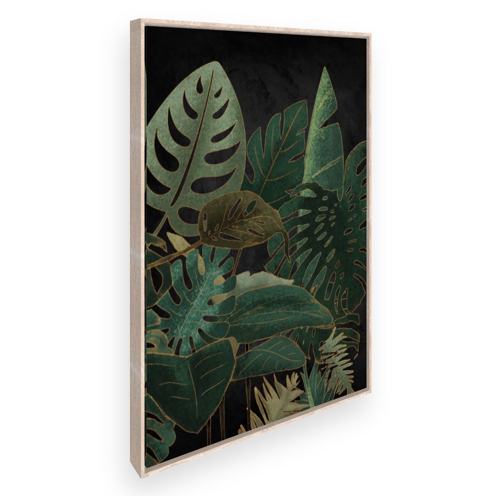 Toile Feuilles luxuriantes