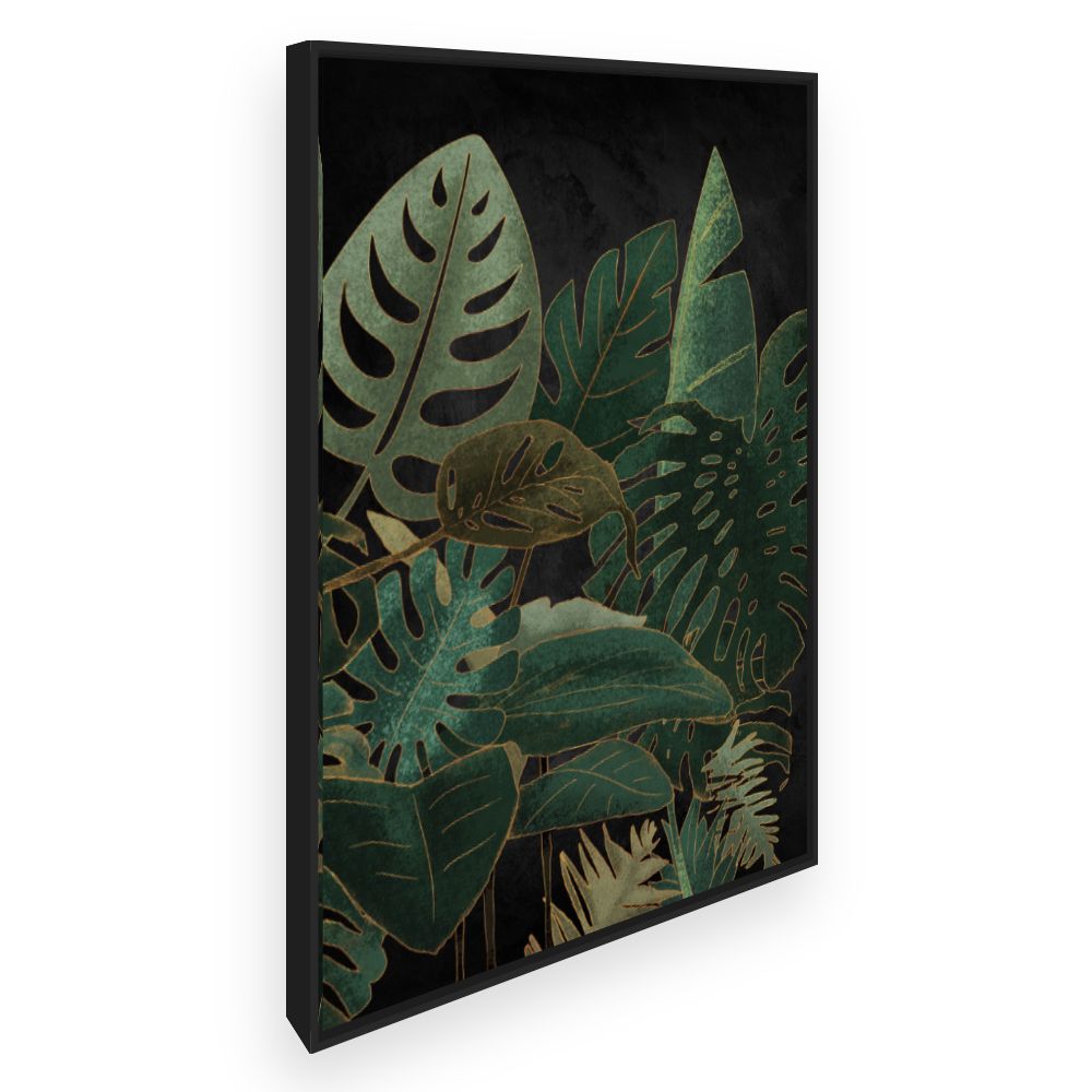 Toile Feuilles luxuriantes