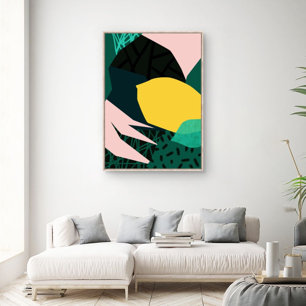 Tableau Formes abstraites colorées