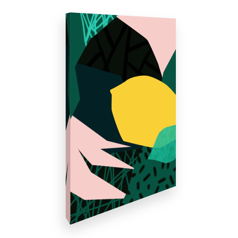 Toile Formes abstraites colorées