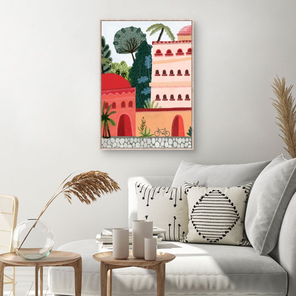 Tableau Architecture vibrante