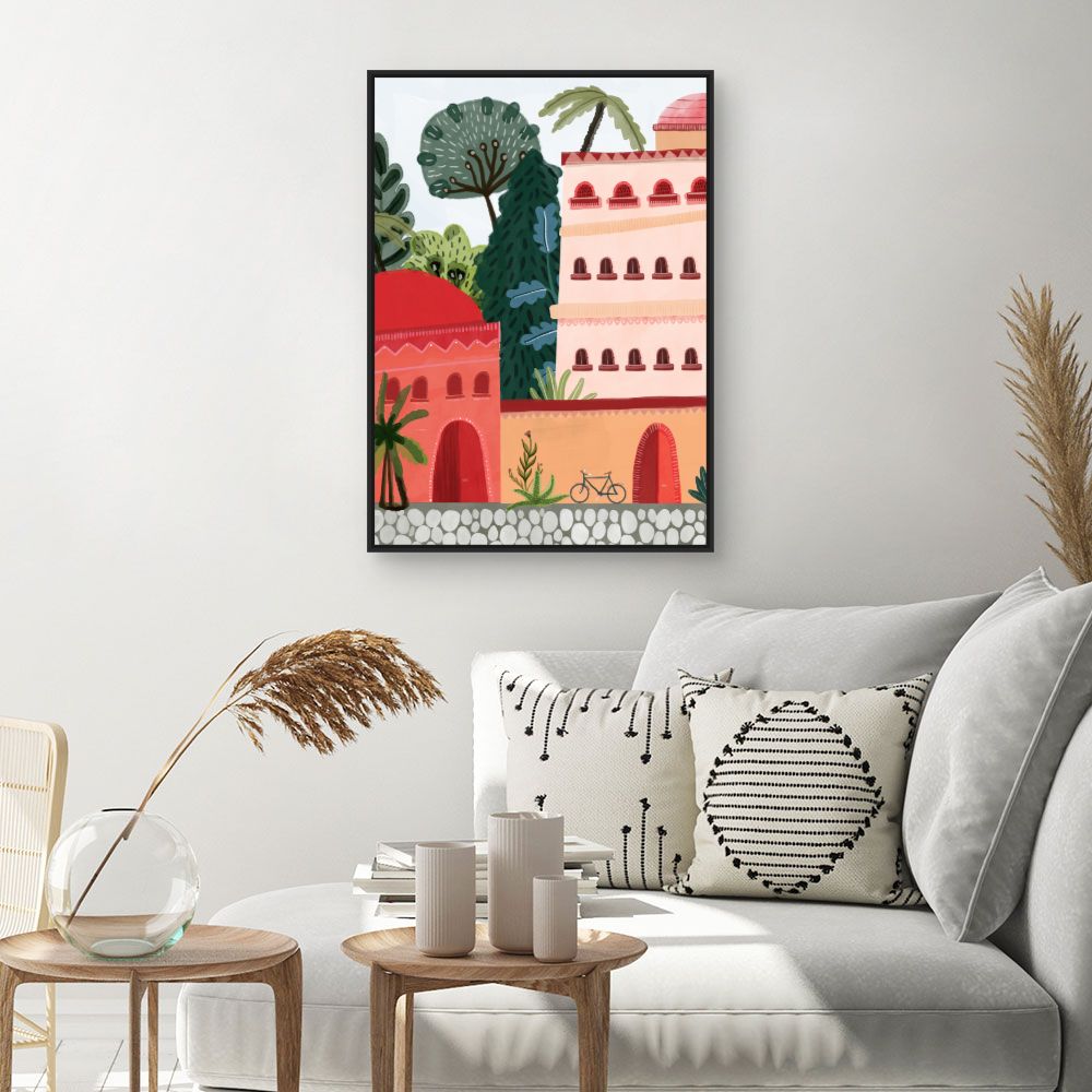 Tableau Architecture vibrante