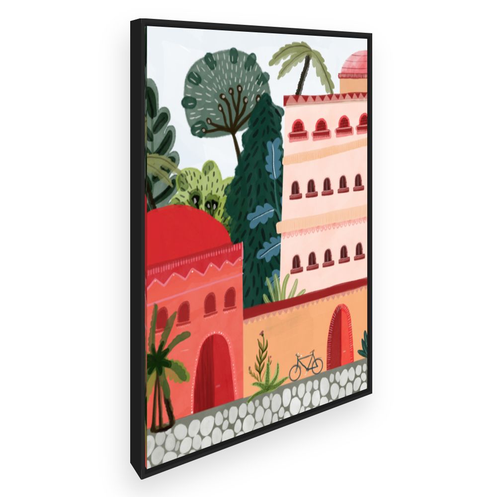 Toile Architecture vibrante