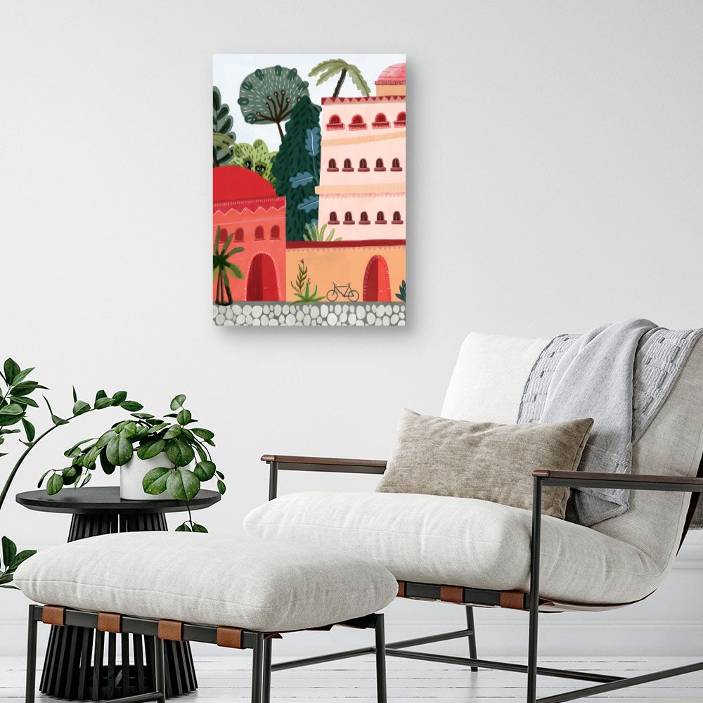 Tableau Architecture vibrante