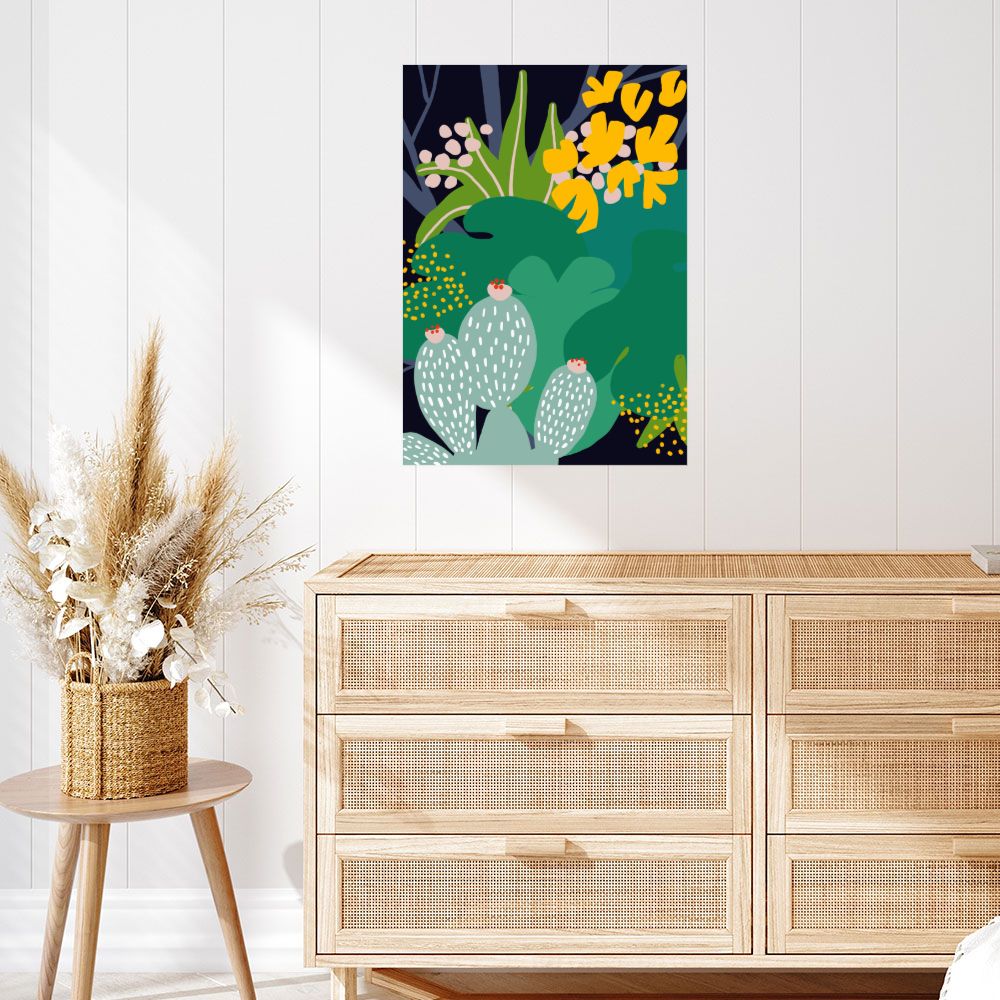 Affiche Cactus exotique