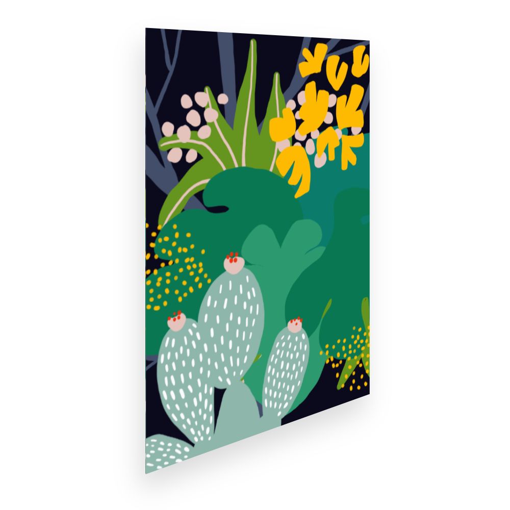 Affiche Cactus exotique