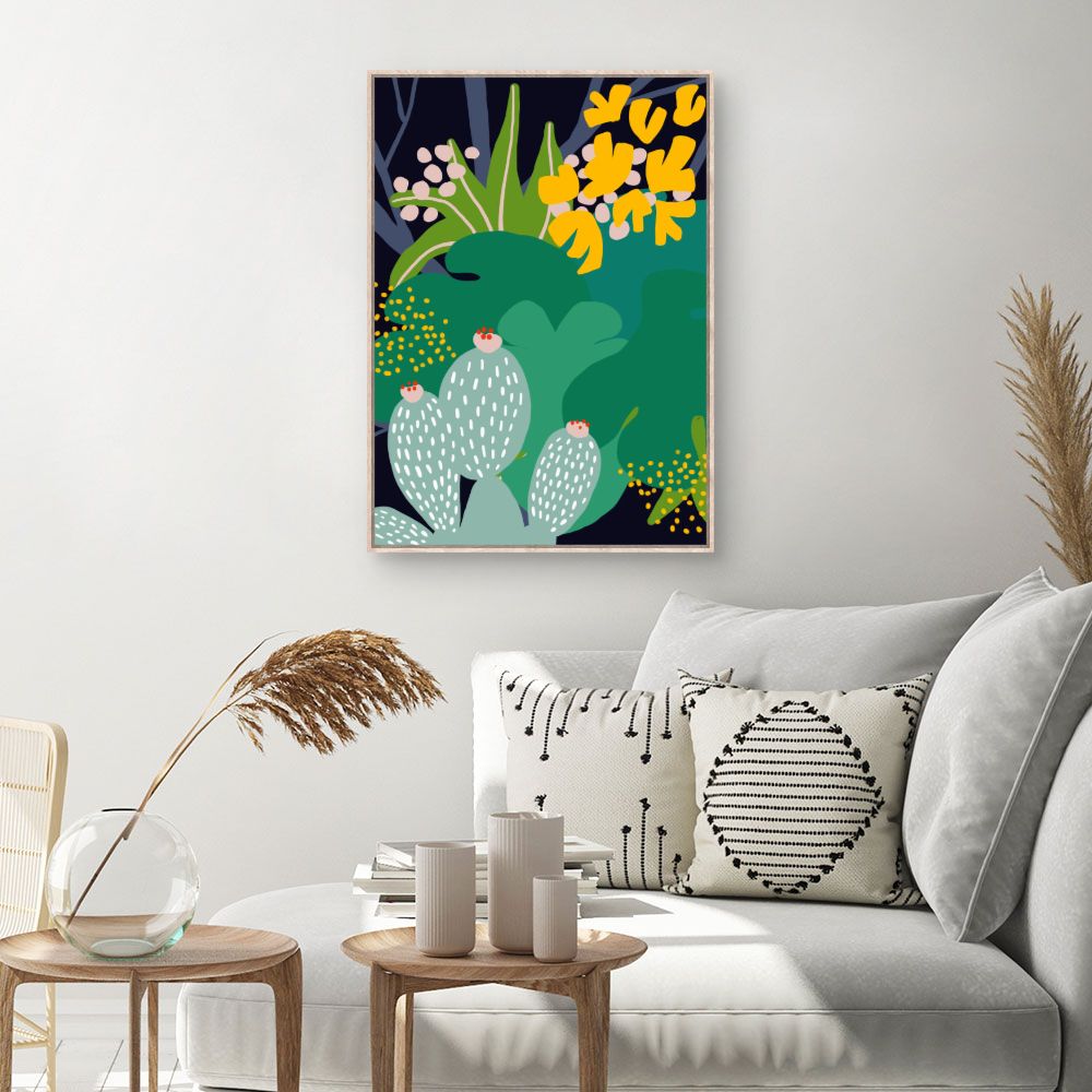 Tableau Jardin exotique