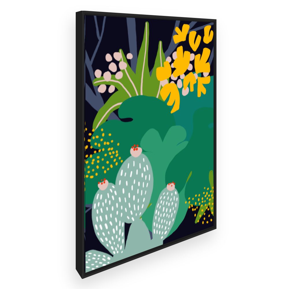 Toile Jardin exotique