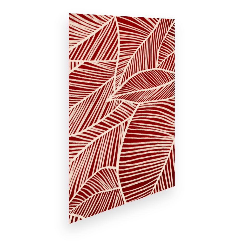 Affiche Feuilles stylisées