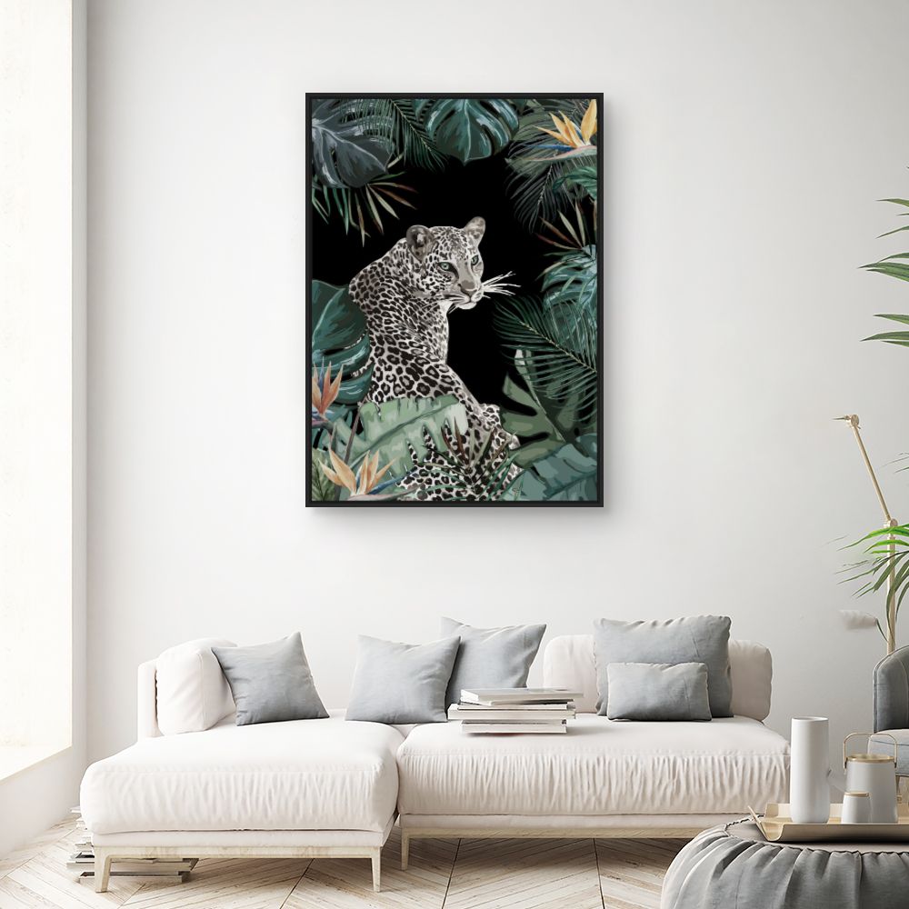 Tableau Jungle exotique