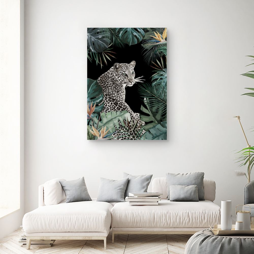 Tableau Jungle exotique