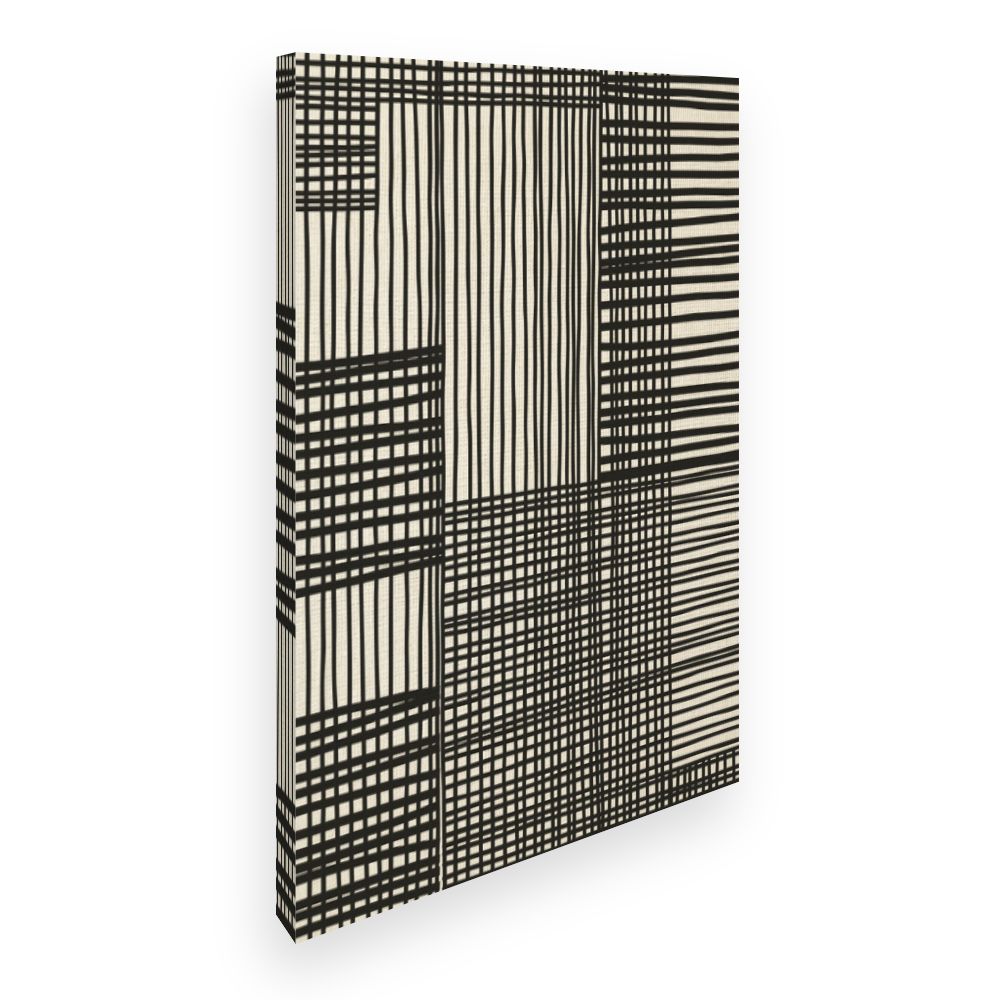 Toile Motifs linéaires élégants