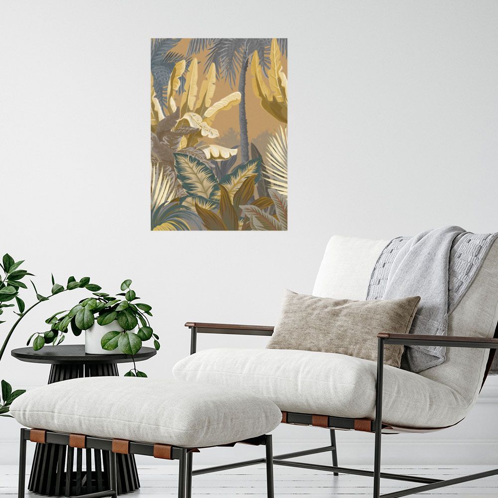 Affiche Feuillage exotique