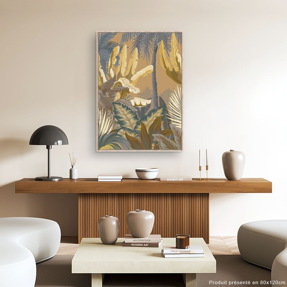 Tableau Feuillage tropical
