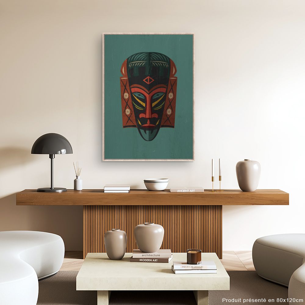 Tableau Masque tribal artistique