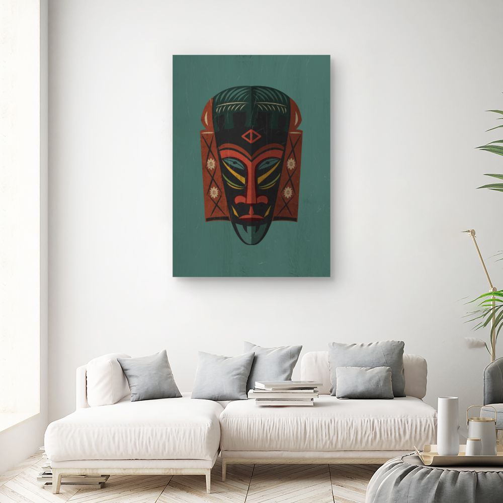 Tableau Masque tribal artistique