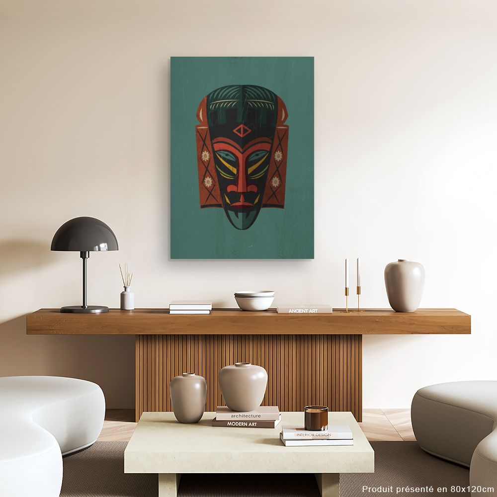 Tableau Masque tribal artistique