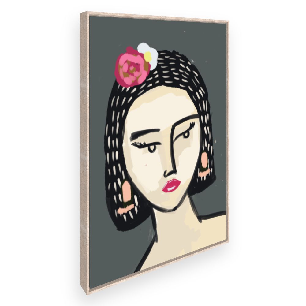 Toile Portrait élégant