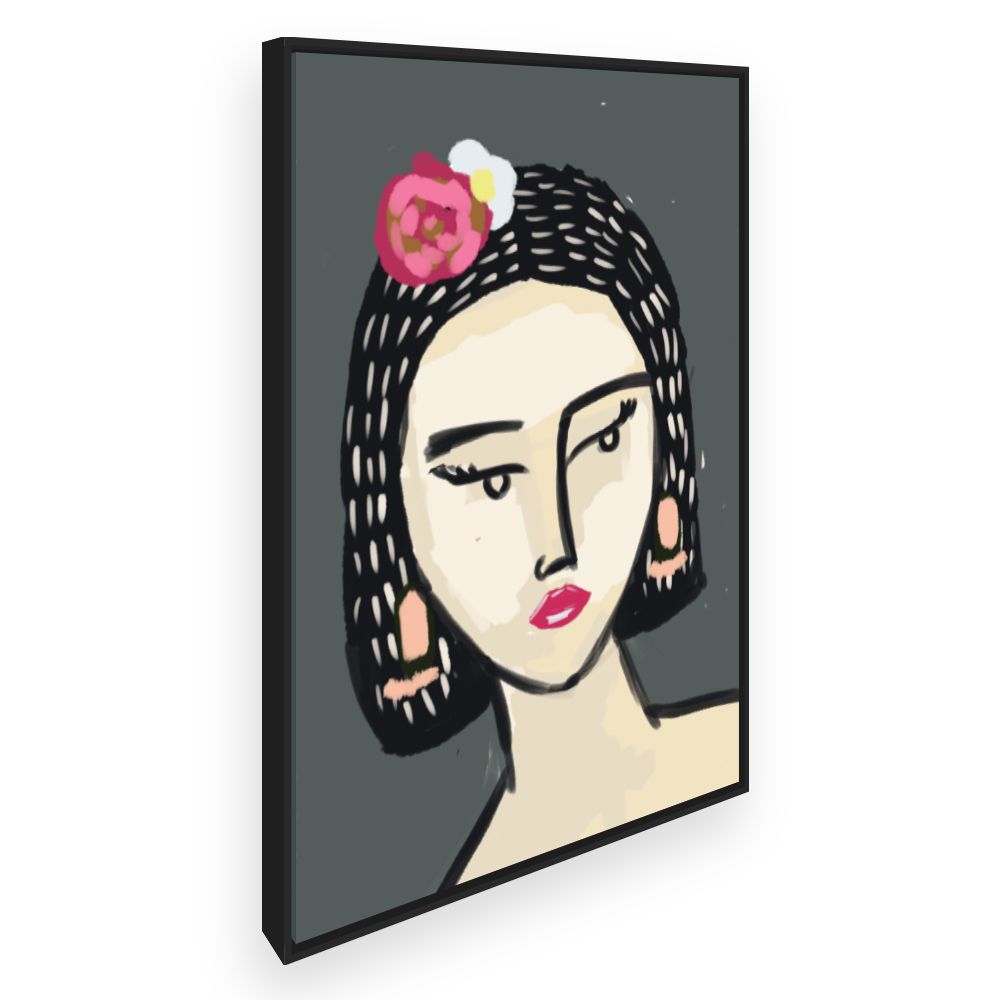 Toile Portrait élégant