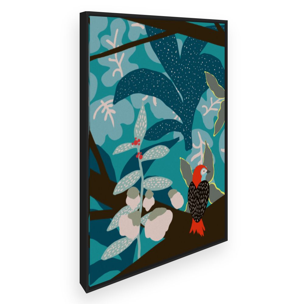 Toile Jungle exotique