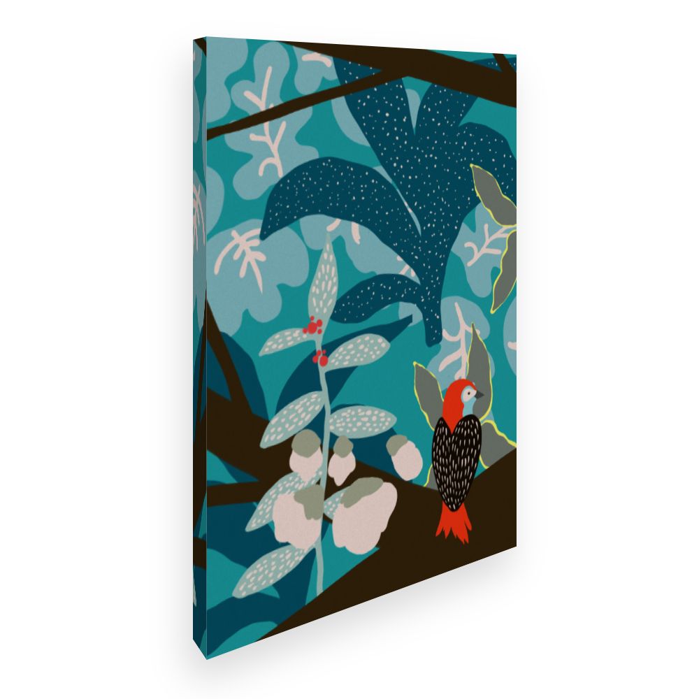 Toile Jungle exotique