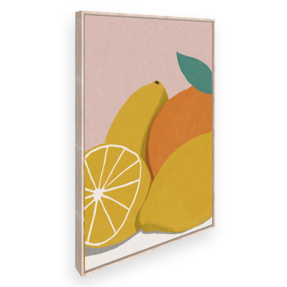 Toile Fruits colorés